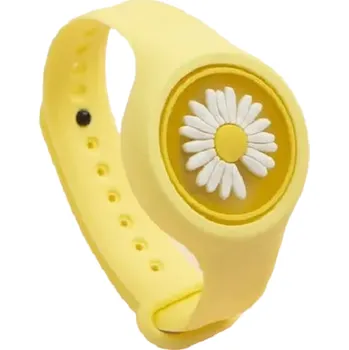 Repelent LED Dětský náramek proti hmyzu a komárům Flower