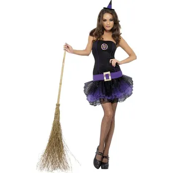 Karnevalový kostým Kostým Sexy čarodějnice SF23211x Velikost M 40-42