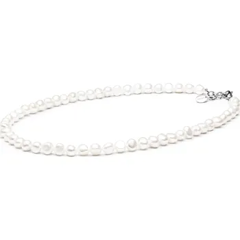 Náhrdelník ANNA PERLY Náhrdelník z pravých bílých barokních perel