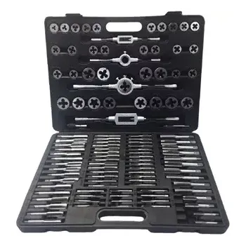 Závitořezný nástroj Závitová sada 110 dílů, wolframová ocel, M2 - M18, standardní a jemné stoupání, Welzh (Welzh Werkzeug)