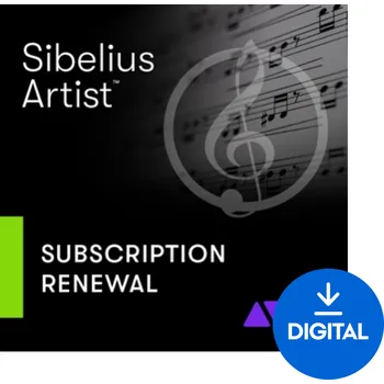 Hudební software AVID Sibelius Artist 1Y Subscription RENEW (Digitální produkt)
