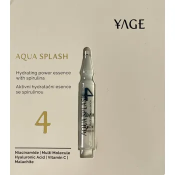 Pleťové sérum Yage Hydratační esence s multimolekulární KH a niacinamidem Aqua Splash 1 ml sachetka