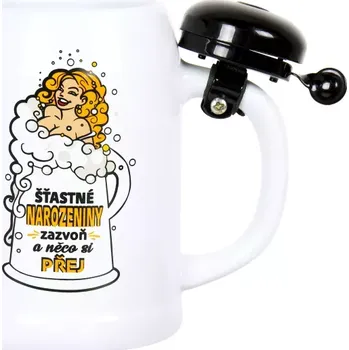 Žertovný předmět Albi.cz Korbel se zvonkem - Šťastné narozeniny ..