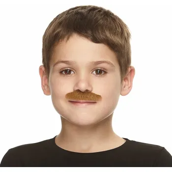 Karnevalový kostým Dětský knír hnědý VI08901x