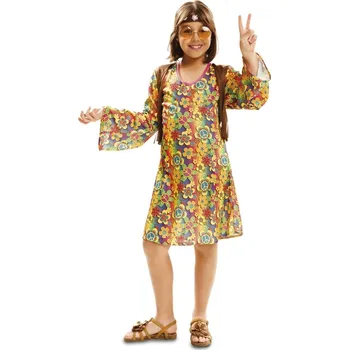 Karnevalový kostým Dětský kostým Hippiesačka VI01968x Pro věk (roků) 5-6