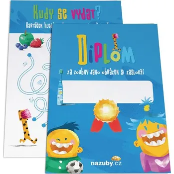 Nazuby Diplom pro statečné děti A5, ofsetový papír, 300 g/m²