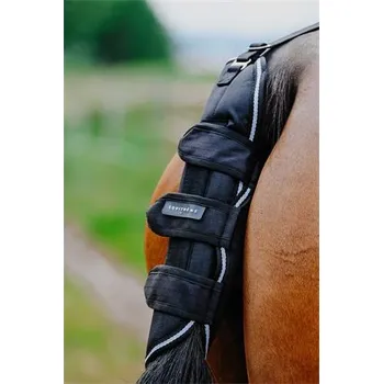 Ochrana nohy a ocasu Chránič ocasu Equithéme Tyrex 600D, černý, vel. Full