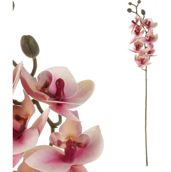 umělá květina Orchidej - umělá řezaná, světle růžová