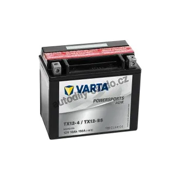 Auto-moto baterie Moto baterie VARTA 510012015 10Ah 150A 12V L+ Y5 FUNSTART AGM /152x88x131/ YTX12-4 / YTX12-BS