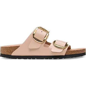 Dámské pantofle Kožené pantofle Birkenstock Arizona Big Buckle dámské, béžová barva, 1026478 02X, EUR 38