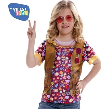 Dětské tričko 3D Hippie VItr1083 Pro věk (roků) 8-10