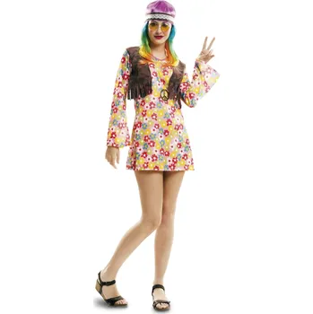 Karnevalový kostým Kostým Hippiesačka VI02601x Velikost M/L 42-44