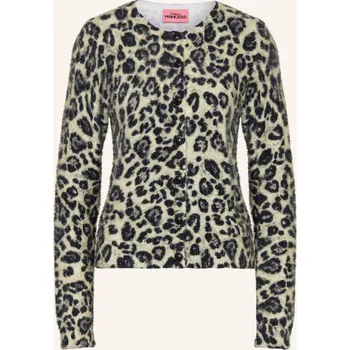 Dámský svetr Frogbox Dámský Pletený Kardigan, béžová / černá, 36