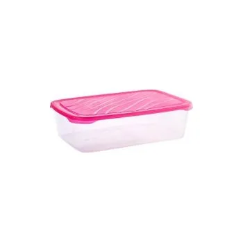Dóza na potraviny MEGA PLAST Mega Plast, Dóza Frigo basic 29 x 20 x 8 cm (3 l), růžová, žlutá, modrá nebo zelená