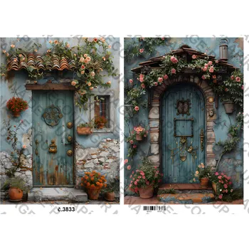 Umělecký papír Rýžový a soft papír na decoupage - Vintage obrazy - KB03833 Materiál: Soft, Rozměr: A4