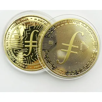 Přívěsek Mince Filecoin Zlatá