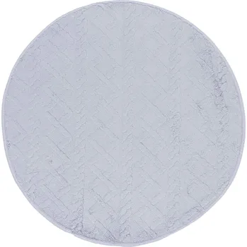 Koupelnová předložka Koupelnová předložka NEW STYLE 3D světle šedá Ø 67 cm Multidecor