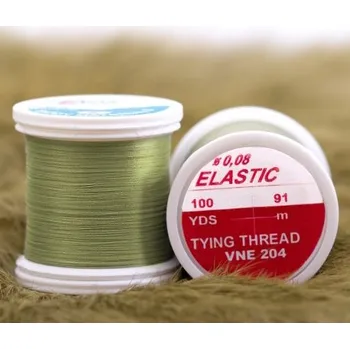 Hends Elastic 0,08mm vázací nit Light Olive