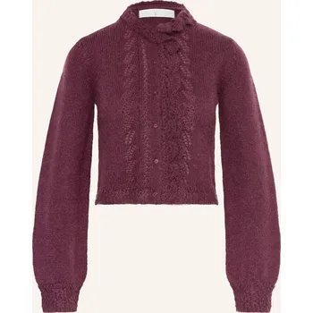 Dámský svetr Johann & Johanna Dámská Pletená Kazajka S Mohérem, tmavě...