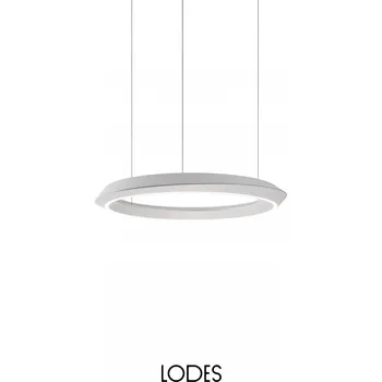 Lodes Závěsné nastavitelné LED svítidlo TIDAL, 33W, ø 60 cm, CRI90 Barva: Bílá + bílá montura, Teplota světla: 2700K - teplá bílá, Stmívání, řízení: TRIAC (lze použít i bez stmívání)
