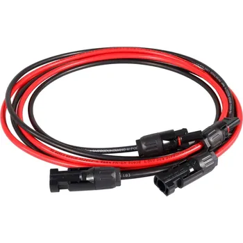 solární kabel Sada prodlužovacích kabelů pro solární panely, délka 10 m