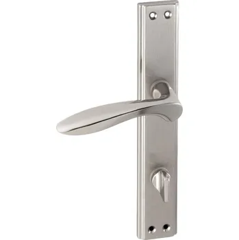 Dveřní kování Kalviva Dicle Dveřní kování, 90 mm, WC levé, nikl matný 500023