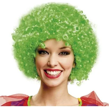 Karnevalová paruka Paruka Kudrnatá zelená VI01382x