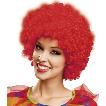 Karnevalová paruka Paruka Kudrnatá červená VI01381x