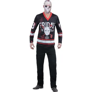 Karnevalový kostým Kostým Pátek třináctého hokej SF81017x Velikost L 52-54