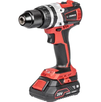 Aku příklepová vrtačka/šroubovák Hahn & Sohn Cedrus HD58LI-SET s bateriemi, nabíječkou a kufrem s bateriemi, nabíječkou a kufrem