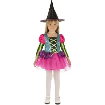 Karnevalový kostým Dětský kostým Čarodějnice VI03988x Pro věk (roků) 5-6