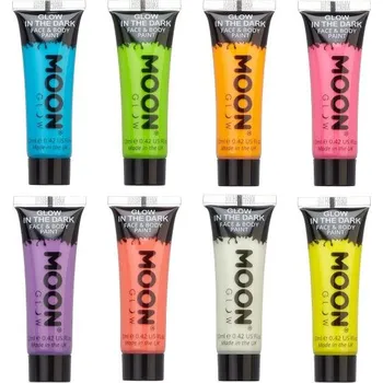 Speciální výtvarná barva Fosforující barva na tělo v tubě 12 ml SFM5502x Barva Zelená