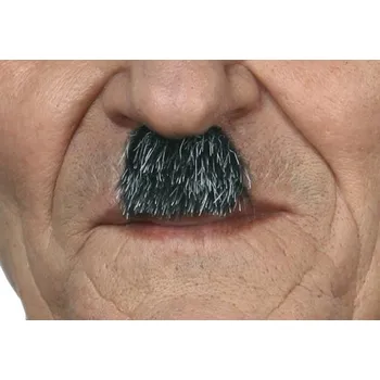 Karnevalový kostým Knír úzký šedočerný VI02798x