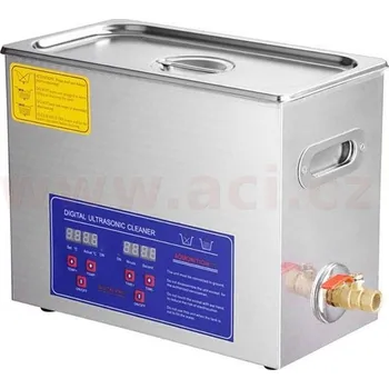 Nářadí na motocykly ultrazvuková myčka, objem 8 l, digitální regulace, vnitřní rozměry 300×240 x150 mm