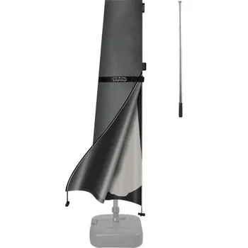 Stínicí technika Kingsleeve Potah na slunečník s teleskopickou tyčí antracit