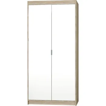 Šatní skříň Skříň TEKEN 2D se zrcadly, dub sonoma +možnost VÝNOSU + vyzvednutí ZDARMA