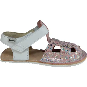 Chlapecké sandály Dětské kožené barefoot sandálky ITHAKA/I bílá 33