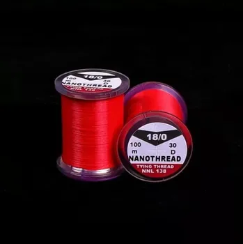 Hends Nano Thread 30D - 18/0 Red (široká cívka)