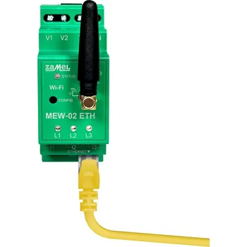 Měřič spotřeby MEW-02 ETH - Oboustranné nepřímé měření spotřeby elektřiny s Wi-Fi a přes internet