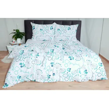 Povlečení Bavlněné povlečení PLUS EGONA tyrkysové