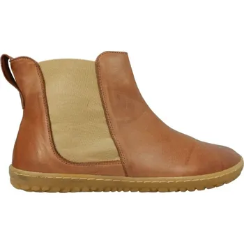 Dámská sportovní obuv Pánská kotníčková celokožená barefoot obuv KEA hnědá 44