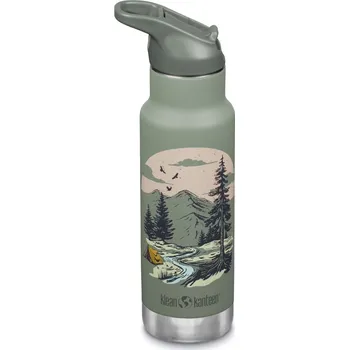 Láhev Dětská nerezová termolahev Klean Kanteen Insulated Kid Classic Narrow 12oz- mountain scape