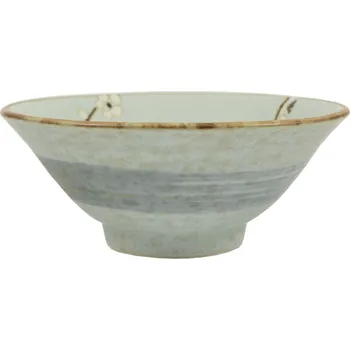 Japonská miska bleděmodrá, s motivem sakury, 18 x 7,3 cm