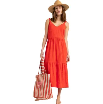 Dámské šaty šaty Roxy Waiting Line - RNN0/Poppy Red S