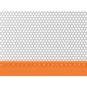 Plech Děrovaný plech pozinkovaný RV 4-6 - 1,25x2,5 m, tloušťka 1 mm