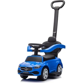 Odrážedlo Mamido Dětské odrážedlo auto s vodící tyčí Mercedes modré