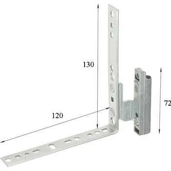 Příslušenství k oknu Roto NT Spodní křídlový pant 12/18-9 Směr: pravý
