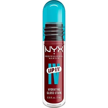 Lesk na rty NYX PROFESSIONAL MAKEUP Lip IV Hydrating Gloss Stain, Cranberry Splash 5 ml