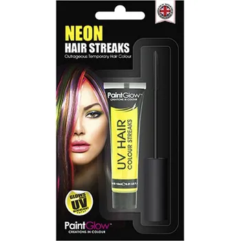 Speciální výtvarná barva Barva na barevné pruhy vlasů UV SF46105x Barva oranžová