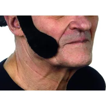 Karnevalový kostým Licousy zastřižené černé VI03720x